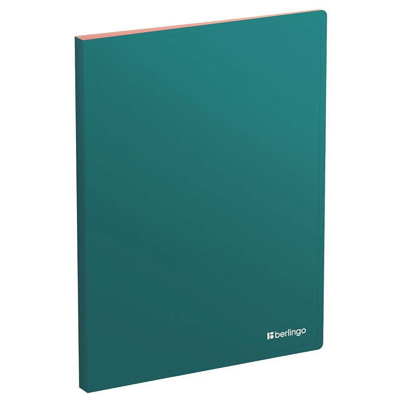 Папка с 20 вкладышами Berlingo "Soft Touch Pro", 17мм, 700мкм, с внутр. карманом, софт-тач, ассорти 