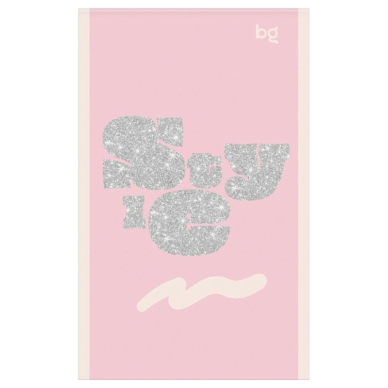 Блокнот А6 32л., на скрепке BG "Блестящий стиль", блестки