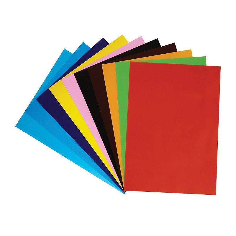 Картон цветной А4, Мульти-Пульти, 10л., 10цв., чистоцеллюлозный, в папке, "Приключения Енота"