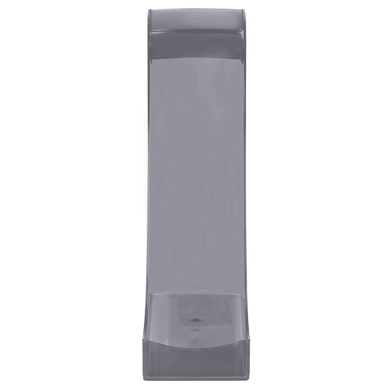 Лоток для бумаг вертикальный СТАММ "Эксперт", тонированный серый, ширина 95мм