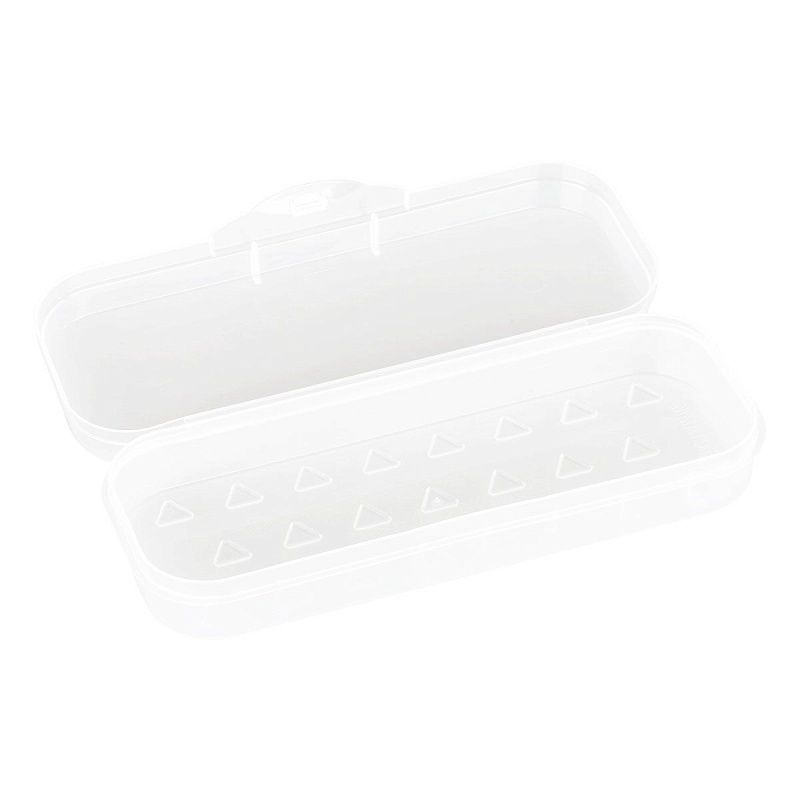 Пенал-футляр, 215*90*43 СТАММ, прозрачный, бесцветный 