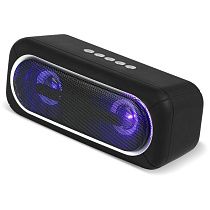 Колонка портативная Smartbuy Satellit 2, 2*5Вт, Bluetooth, MP3, FM-радио, подстветка, черный Колонка портативная Smartbuy Satellit 2, 2*5Вт, Bluetooth, MP3, FM-радио, подстветка, черный