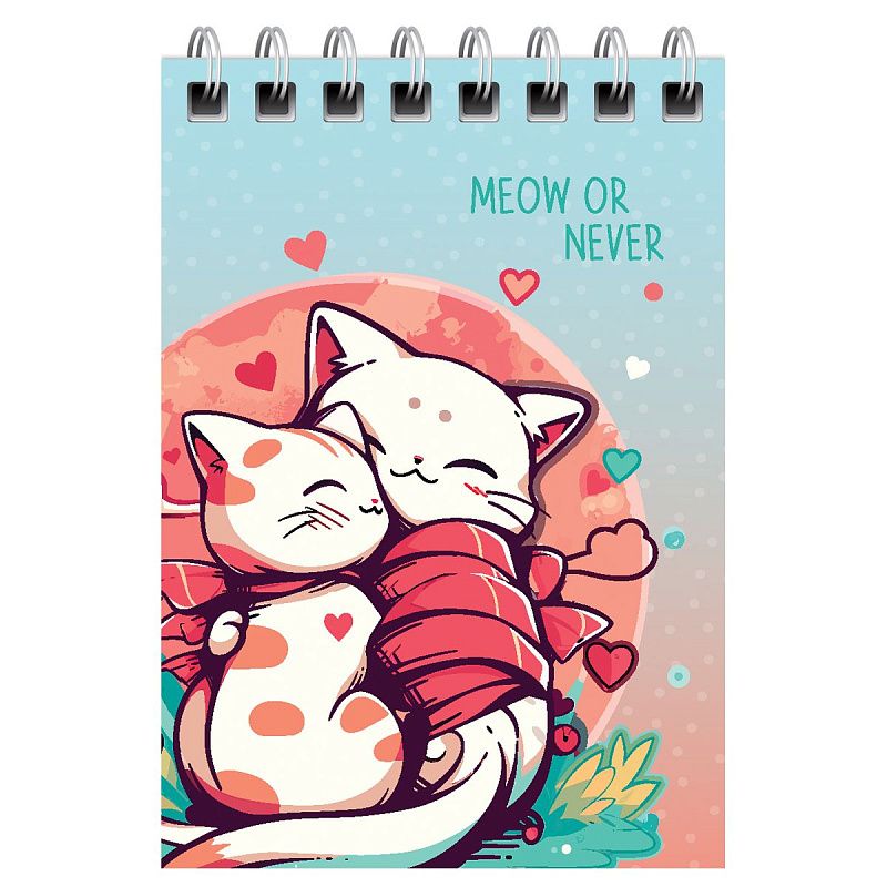 Блокнот А7 40л. на гребне BG "Anime style"