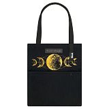 Сумка-шоппер Först "Moon phases" 40*35см, 1 отделение, женская