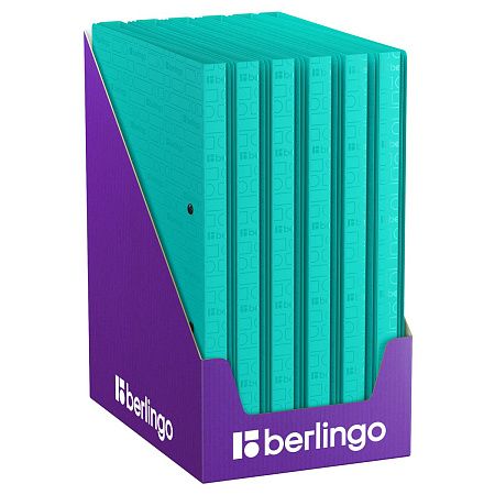 Папка с зажимом Berlingo "Your Way" А4, 17мм, 600мкм, мятная, с внутр. карманом 