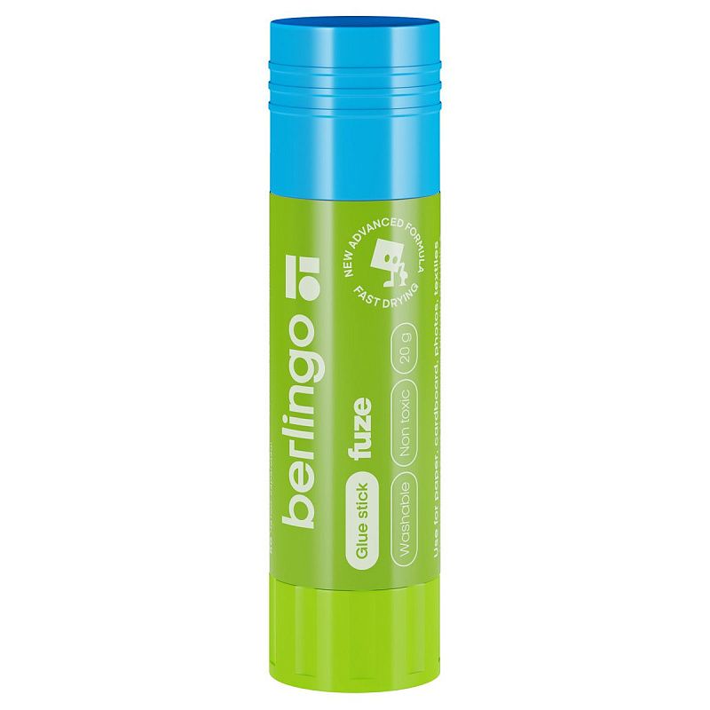 Клей-карандаш Berlingo "Fuze", 20г, ПВП
