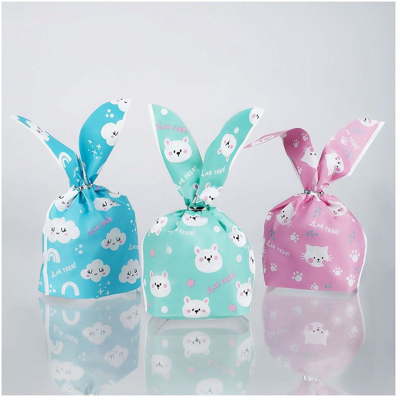 Набор подарочных пакетов 13.5*22 см, MESU "Funny pattern", 30 шт