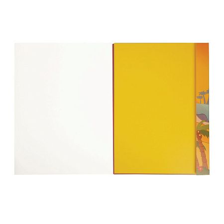 Картон цветной А4 двустор., Мульти-Пульти, 10л., 20цв., мелованный, в папке, "Приключения Енота"