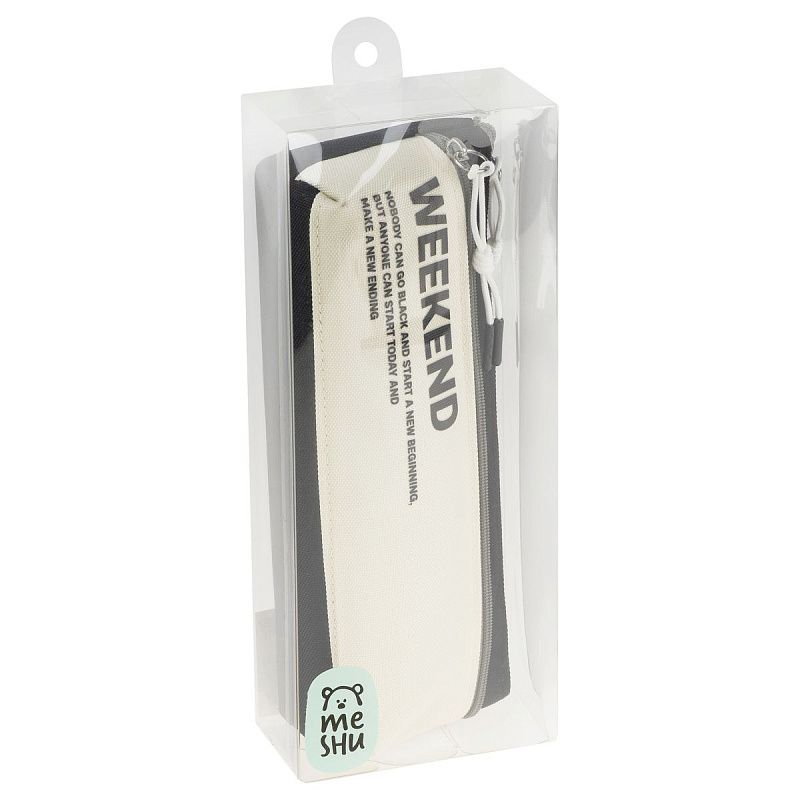 Пенал мягкий 210*90*40 MESHU "Weekend", 2 отделения, полиэстер 