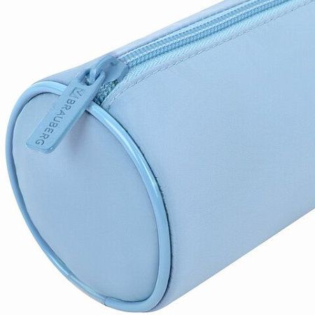 Пенал-тубус BRAUBERG, с эффектом Soft Touch, мягкий, Pastel blue, 272300 