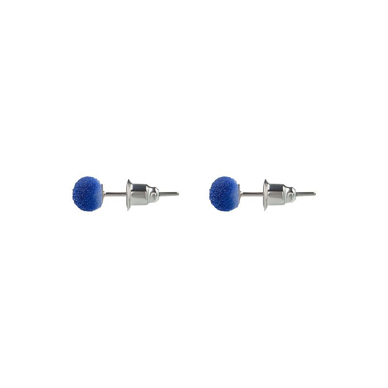 Серьги MESHU, бижутерия, синие, 3 пары, европодвес