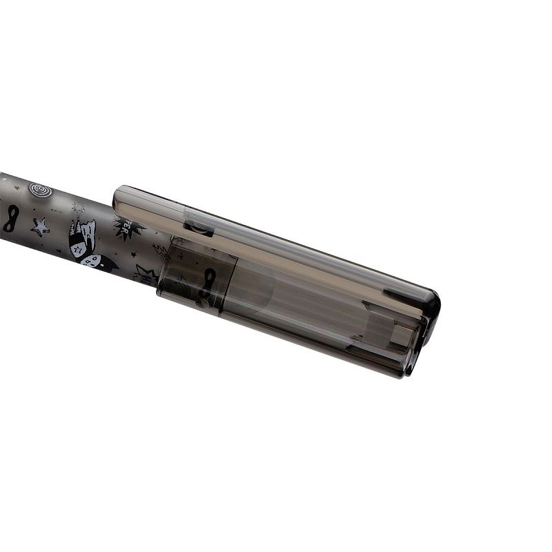 Ручка гелевая стираемая MESHU "Superhero" синяя, 0,5мм, корпус ассорти 