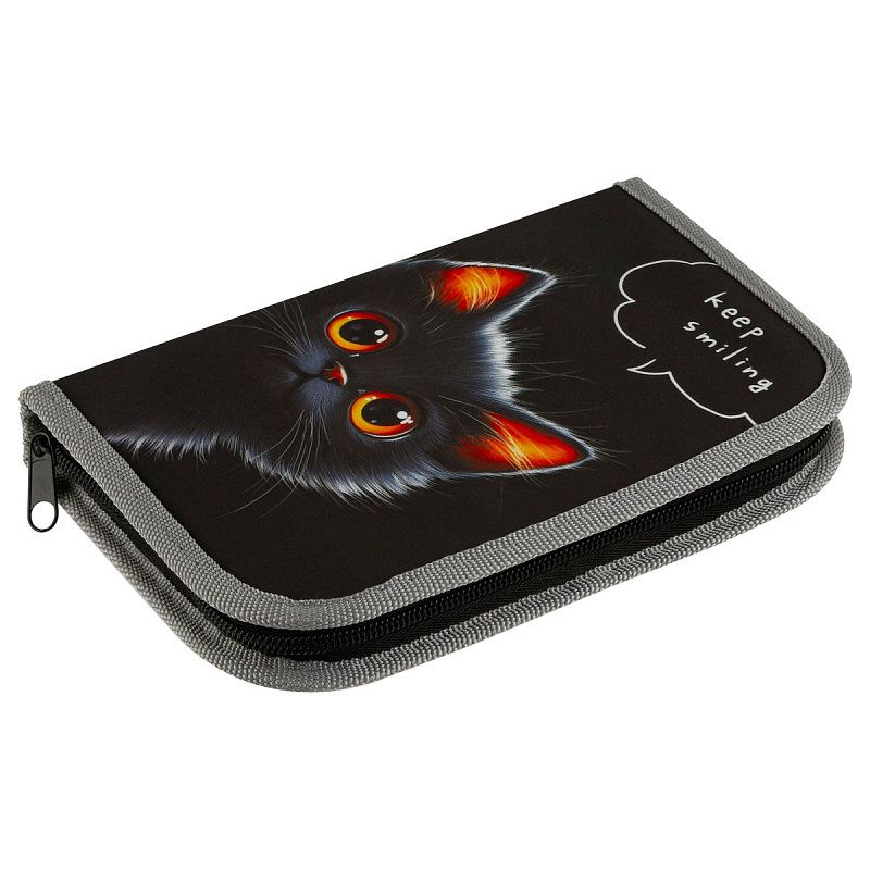 Пенал 1 отделение, 200*130 ArtSpace "A curious kitten", ткань 