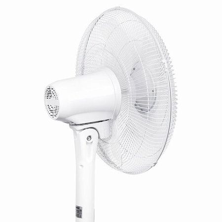 Вентилятор напольный SONNEN FS40-A999, 50Вт, LED дисплей, 3 скоростных режима, белый, 455735