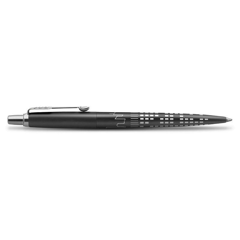 Ручка шариковая Parker "Jotter New York Black CT" синяя, 1,0мм, кнопочн., подарочная упаковка 