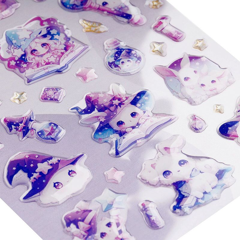 Наклейки гелевые MESHU  "Magical alchemy" , 10*23см, инд. уп., европодвес