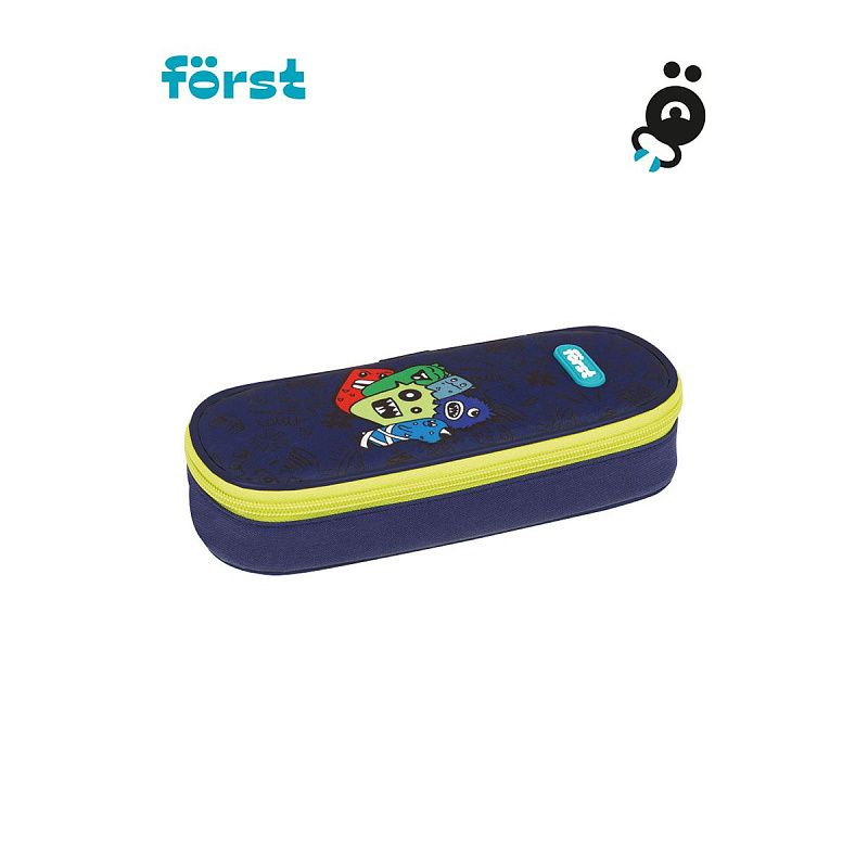 Пенал корпусный 1 отделение, 220*90*45 Först "Monsters", полиэстер 