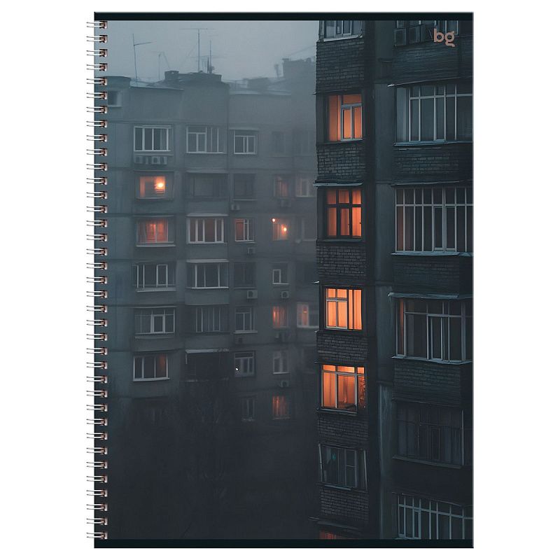 Тетрадь 96л., А4, клетка, на гребне BG "Архитектура"