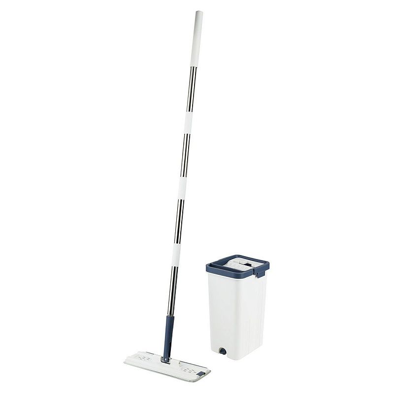 Набор для уборки OfficeClean Professional, с вертикальным отжимом, объем ведра 10 литров, 2 насадки в комплекте