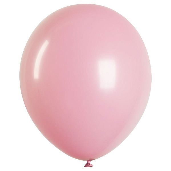 Воздушные шары,  50шт., М12/30см, MESHU, пастель, розовый