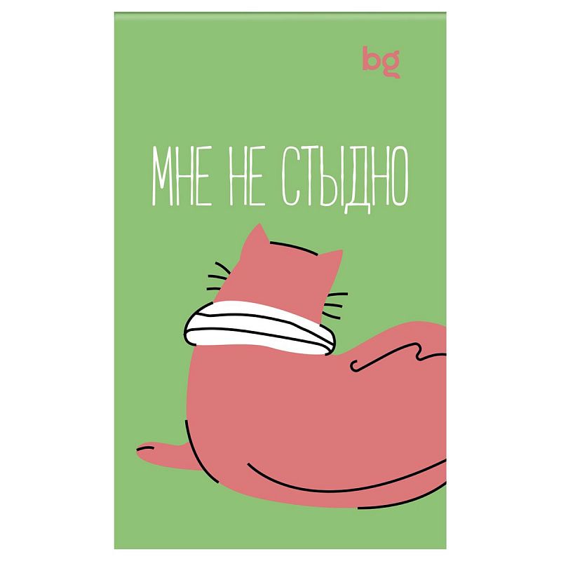 Блокнот А7 48л. на склейке BG "Монокот"