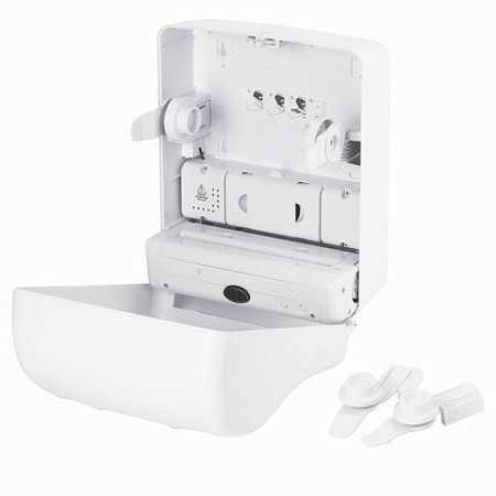 Диспенсер для полотенец в рулонах LAIMA PROFESSIONAL ORIGINAL (Система H1), СЕНСОРНЫЙ, белый, ABS-пластик, 605765 
