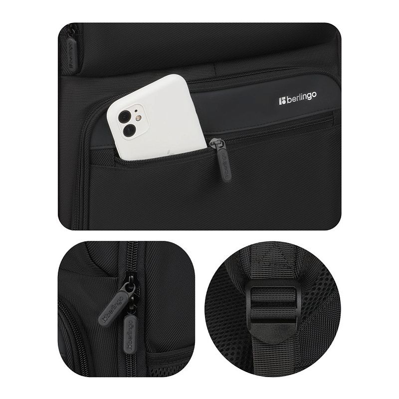 Рюкзак Berlingo City "Intelligent" 45*31*16см, 1 отделение, 5 карманов, эргономическая спинка 