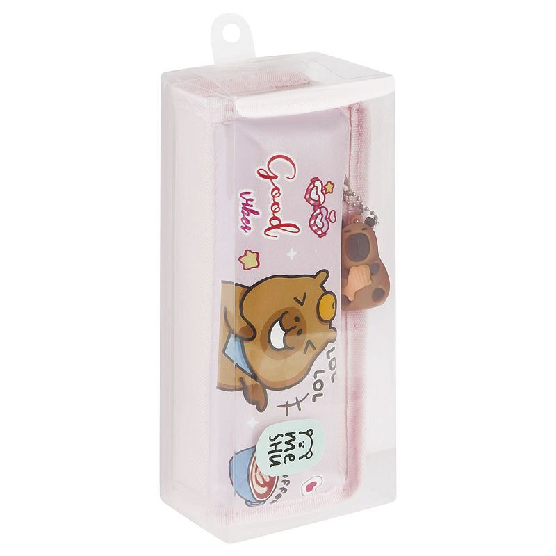 Пенал мягкий 210*90*55 MESHU "Capy", 2 отделения, полиэстер, ПВХ 