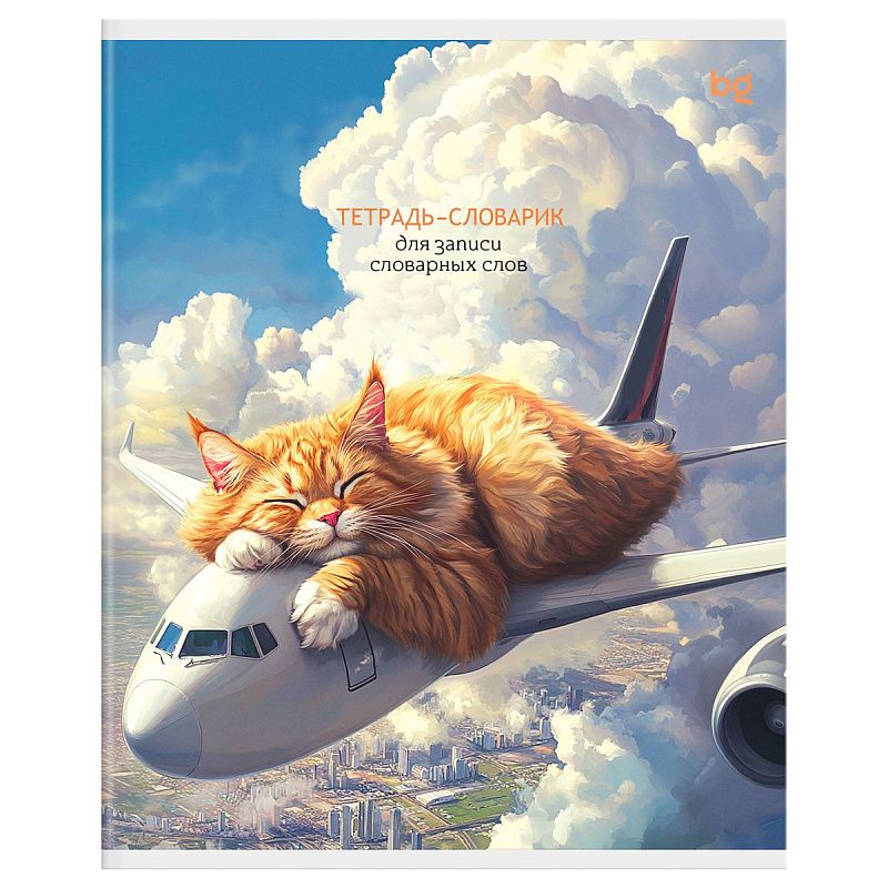 Тетрадь-словарик 16л., А5 для записи словарных слов BG "Словарные приключения"