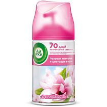 Сменный баллон для освежителя воздуха Airwick Freshmatic "Розовая магнолия и цветущая вишня", 250мл 