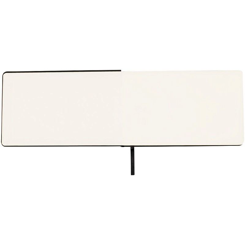 Скетчбук 80л., 210*130 Гамма "Студия", черный, твердая обложка, на резинке, слоновая кость, 140г/м2