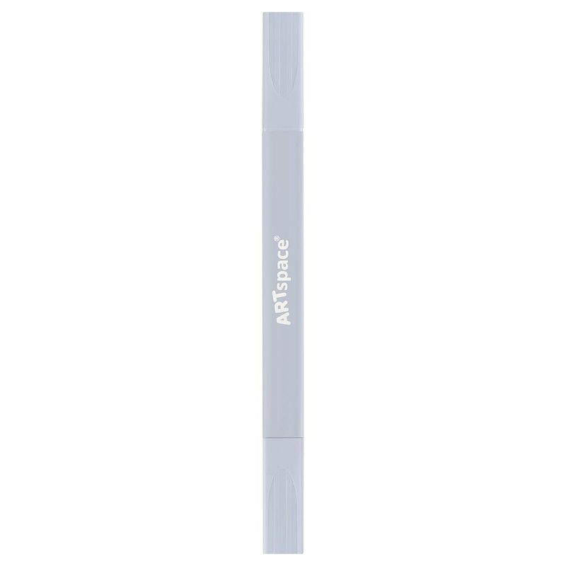 Набор текстовыделителей двусторонних ArtSpace "Thin trace", 06цв., пастельные цвета, 1/1-3мм, ПВХ бокс с подложкой, европодвес 