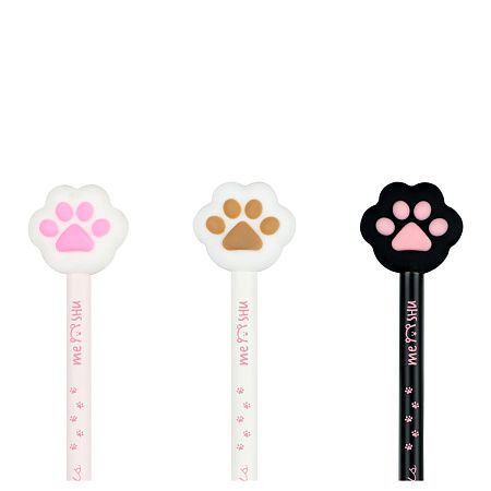 Ручка шариковая MESHU "Cute Paws" синяя, 0,5мм, корпус ассорти 