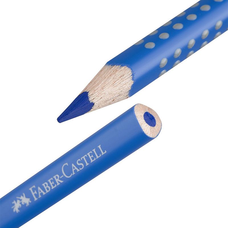 Карандаши цветные Faber-Castell "Grip", 12цв., трехгран., заточен., картон, европодвес