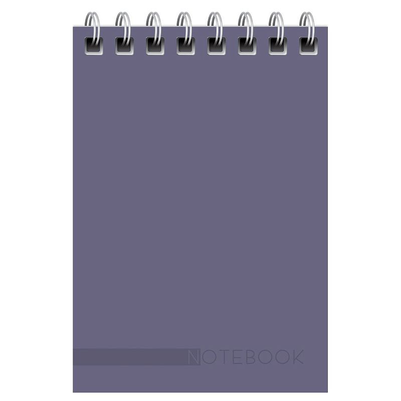 Блокнот А7 40л. на гребне BG "Моноколор. Classic"