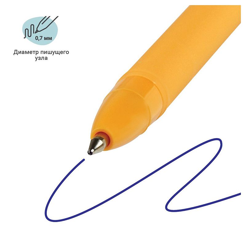 Ручка шариковая MESHU "Flower Bear", синяя, 0,7мм, корпус ассорти, с топпером 