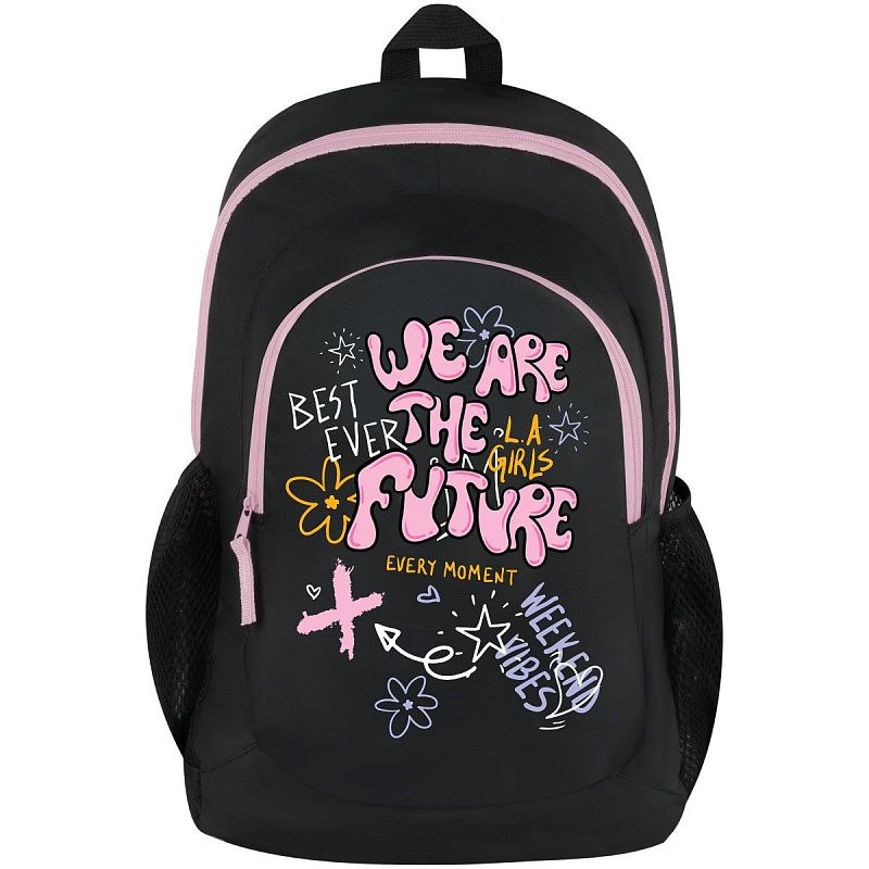 Рюкзак ArtSpace Classic "Best ever", 45*30*16см, 2 отделения, 2 кармана, PU покрытие, уплотн. спинка 