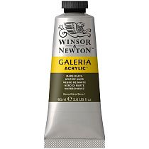 Краска акриловая художественная Winsor&Newton "Galeria", 60мл, туба, черный Марс