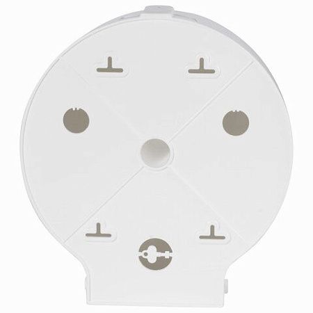 Диспенсер для туалетной бумаги LAIMA PROFESSIONAL ORIGINAL (Система T1), БОЛЬШОЙ, белый, ABS-пластик, 605768 