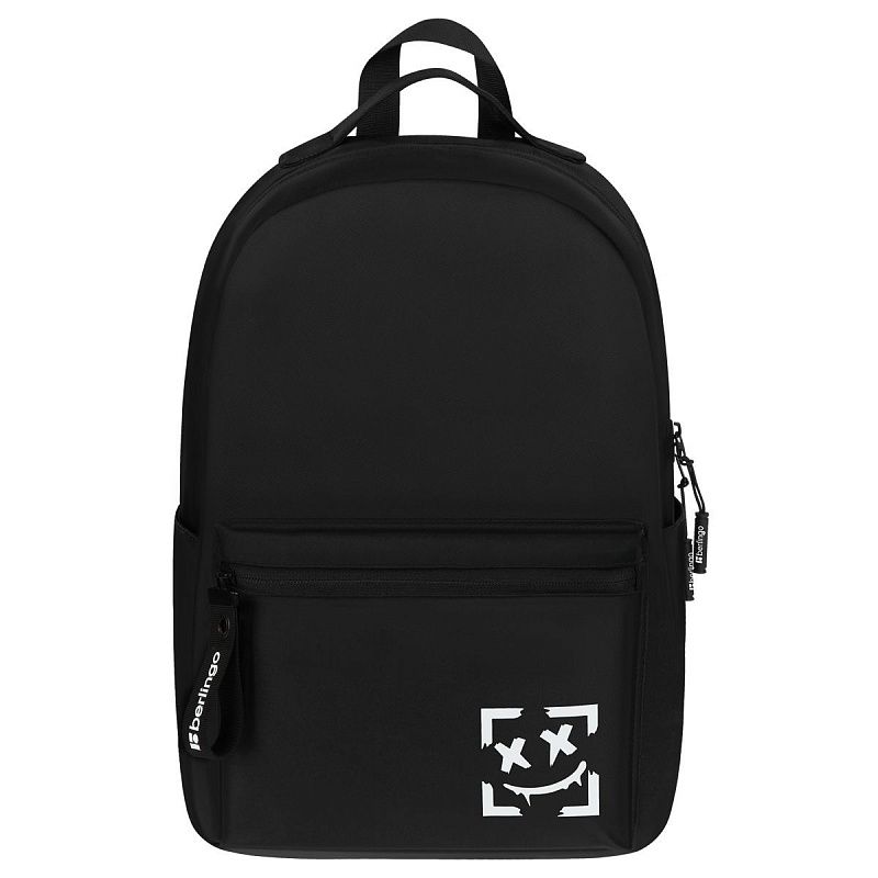 Рюкзак Berlingo UrbanStyle "Graffiti Black" 40*28*11см, 1 отделение, 3 кармана, эргономичная спинка