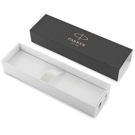 Ручка шариковая PARKER "IM Core Black Lacquer GT", черный глянцевый лак, позолота, синяя, 1931666 