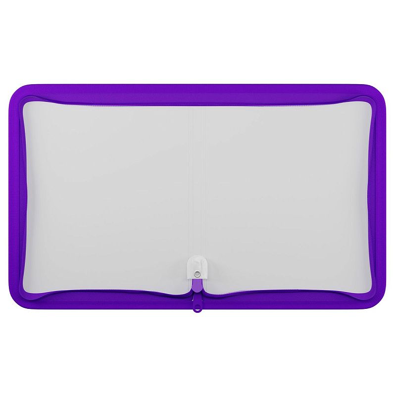 Папка на молнии Berlingo "Neonometry" А5+, 600мкм, с рисунком 