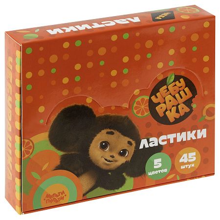 Ластик Мульти-Пульти "Чебурашка", прямоугольный, термопластичная резина, 35*25*8мм 