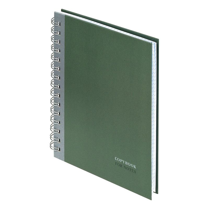 Тетрадь 120л., А5, клетка на гребне BG "Monocolor. Double", матовая ламинация, твердая обложка