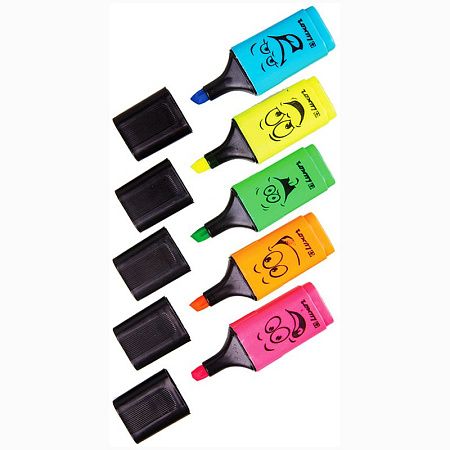 Текстовыделитель Luxor "Eyeliter" ассорти, 1-4,5мм 