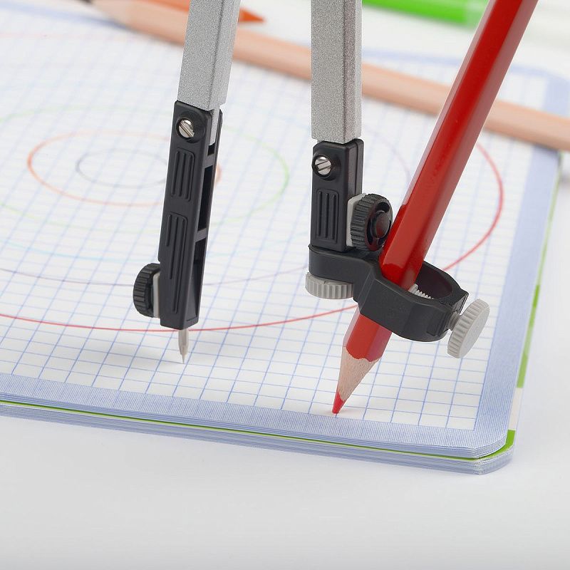Готовальня Faber-Castell, 3 предмета, пластиковый футляр 