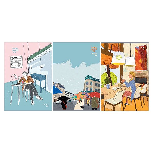 Тетрадь 80л., А4, клетка BG "Доброе утро", глянцевая ламинация