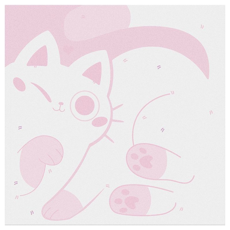 Блок для записей MESHU "Meow-meow", 8,5*8,5см, 100л., на склейке