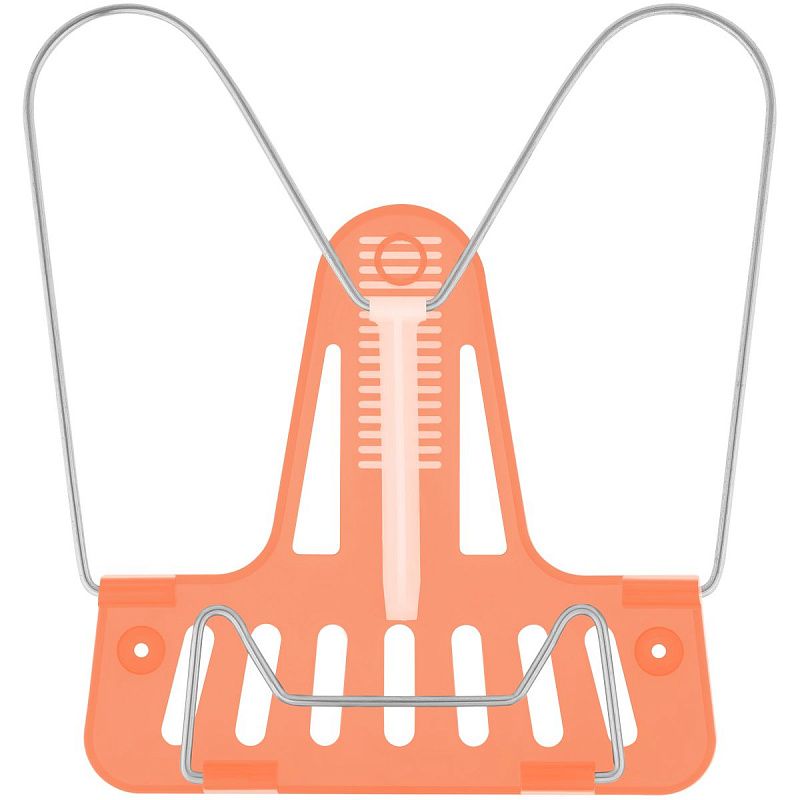 Подставка для книг СТАММ "Премиум", неоновая оранжевая 