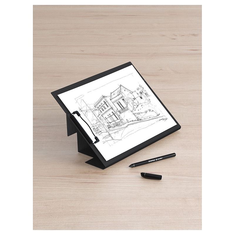 Планшет-трансформер с зажимом Berlingo "Steel&Style" А4, пластик (полифом), 1800мкм, черный 